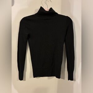 J. Crew Elegant Black Turtleneck Sweater
